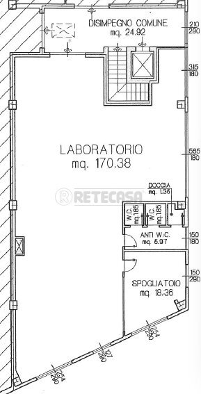 Retecasa_Cornedo - Capannone via Del Lavoro 41/b, Trissino - planimetria 1