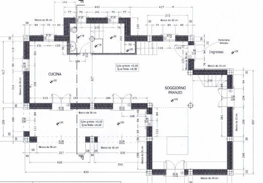 planimetria piano terreno.png - Villa Luni - foto 1