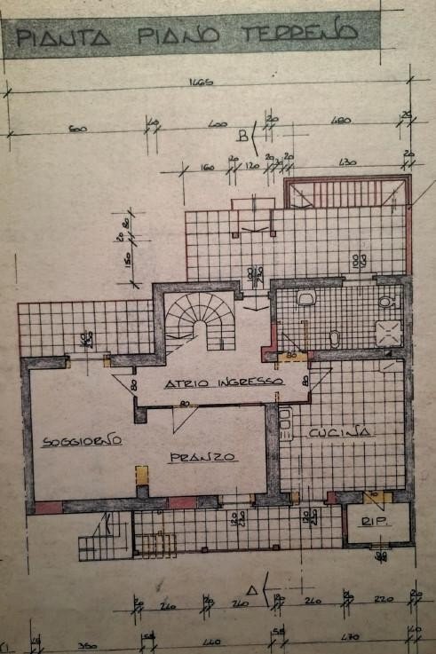 Terraced Villa via Aronco, Castelletto Sopra Ticino - floor plans 1