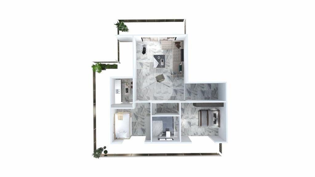 Four-room apartment Via germania, Borgaro Torinese - floor plans 1
