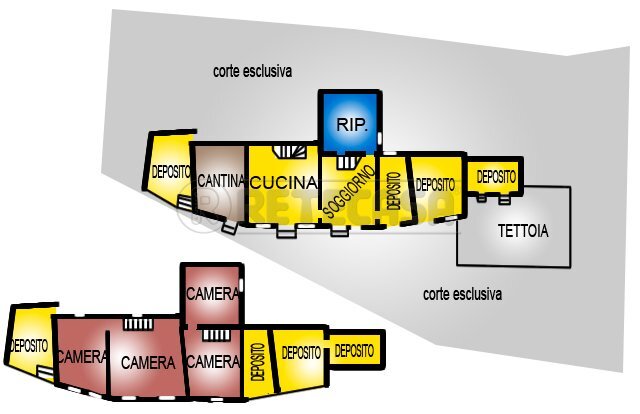 Rustico Corso G. Matteotti 52, Sovizzo - planimetria 1