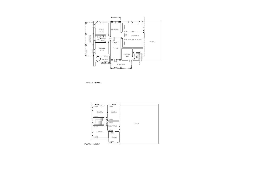 Villa Via Provinciale 30, Varano de' Melegari - floor plans 1