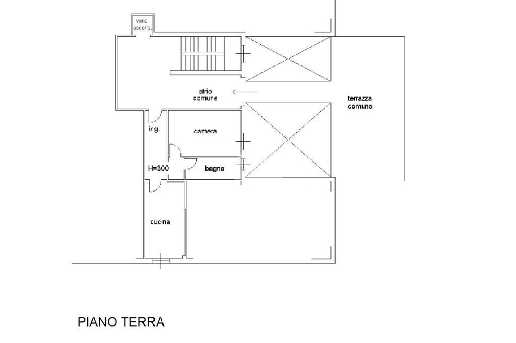 Bilocale Via Toscanini, Langhirano - planimetria 1