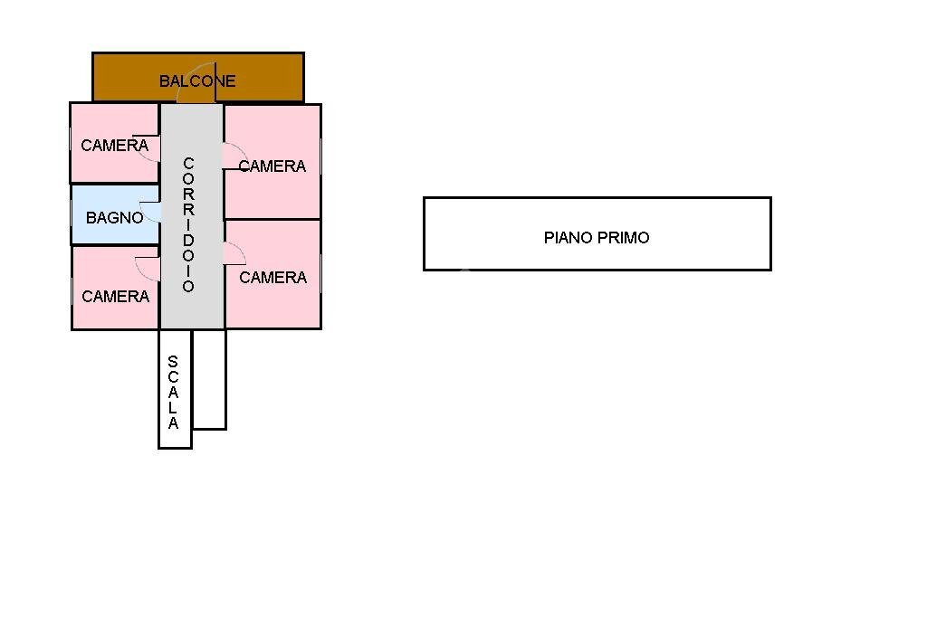 Casa indipendente Via Gualdello, Longiano - planimetria 1