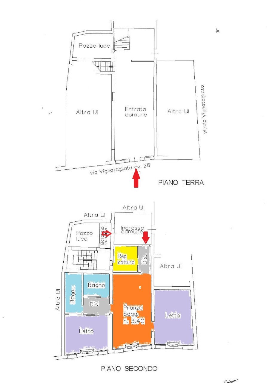 Appartamento Ferrara - planimetria 1