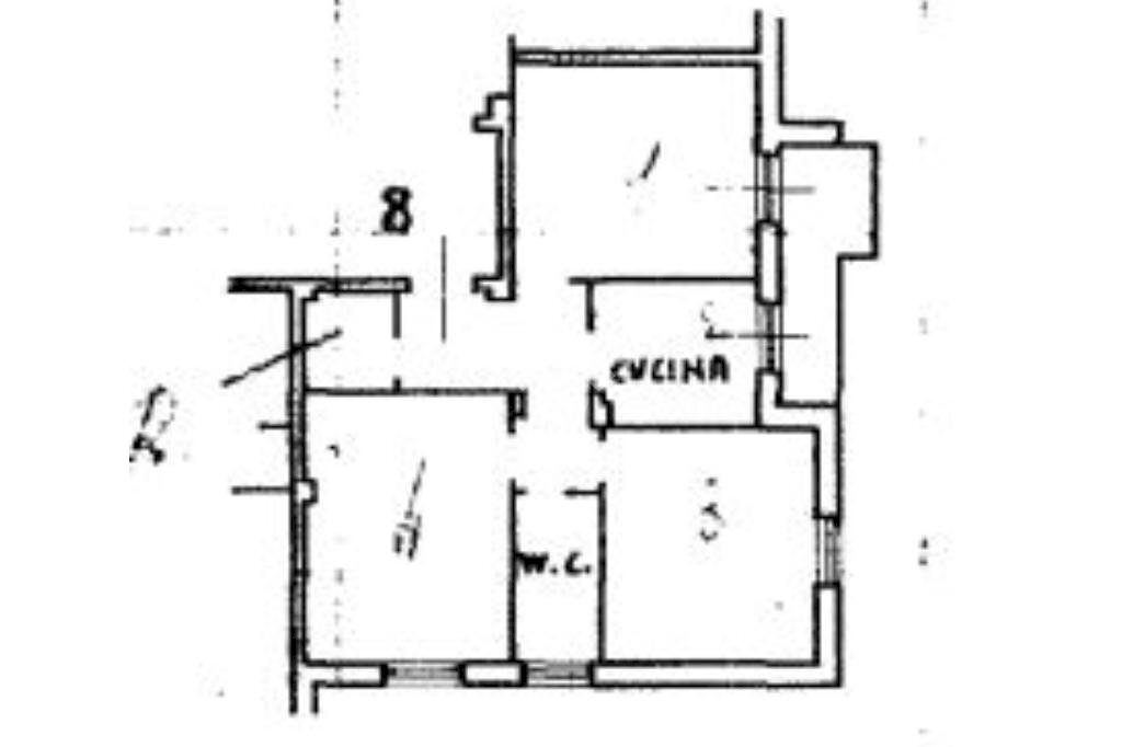 Quadrilocale Via IV Novembre, Novi Ligure - planimetria 1