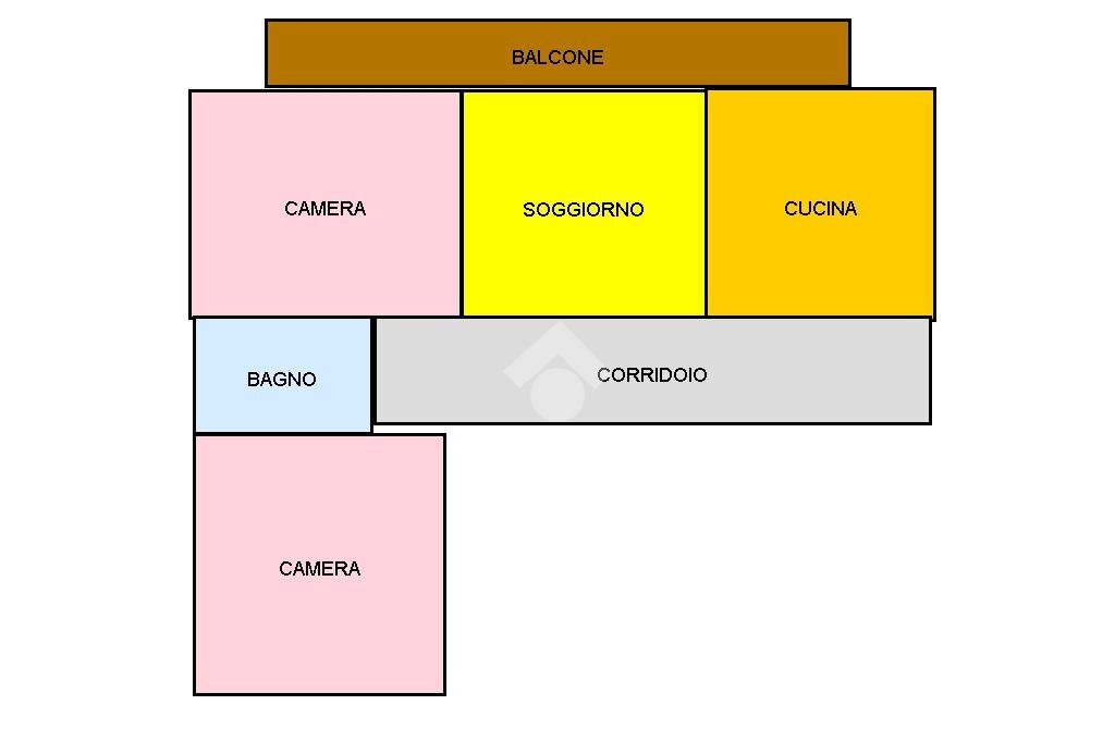 Quadrilocale Corso piave, Novi Ligure - planimetria 1