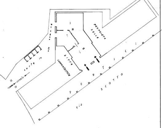 pianta negozio via scotto.jpg - Magazzino Via Ignazio Scotto, Savona - planimetria 1