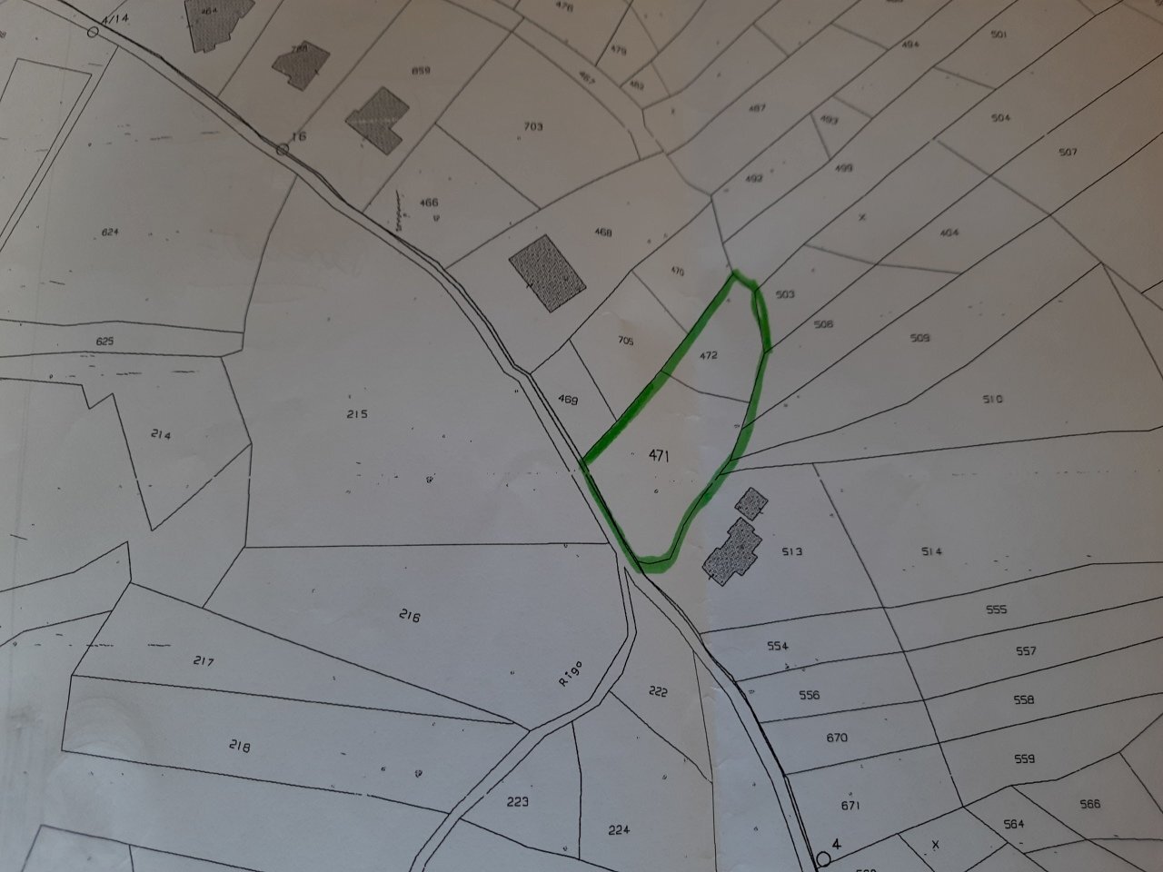 boschetto.jpg - Terreno agricolo Via Mossa Dei Barberi  61, Morlupo - planimetria 1