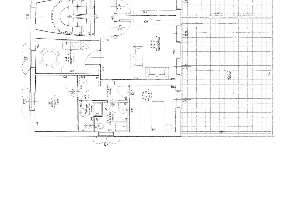 Apartment Cervia - floor plans 1