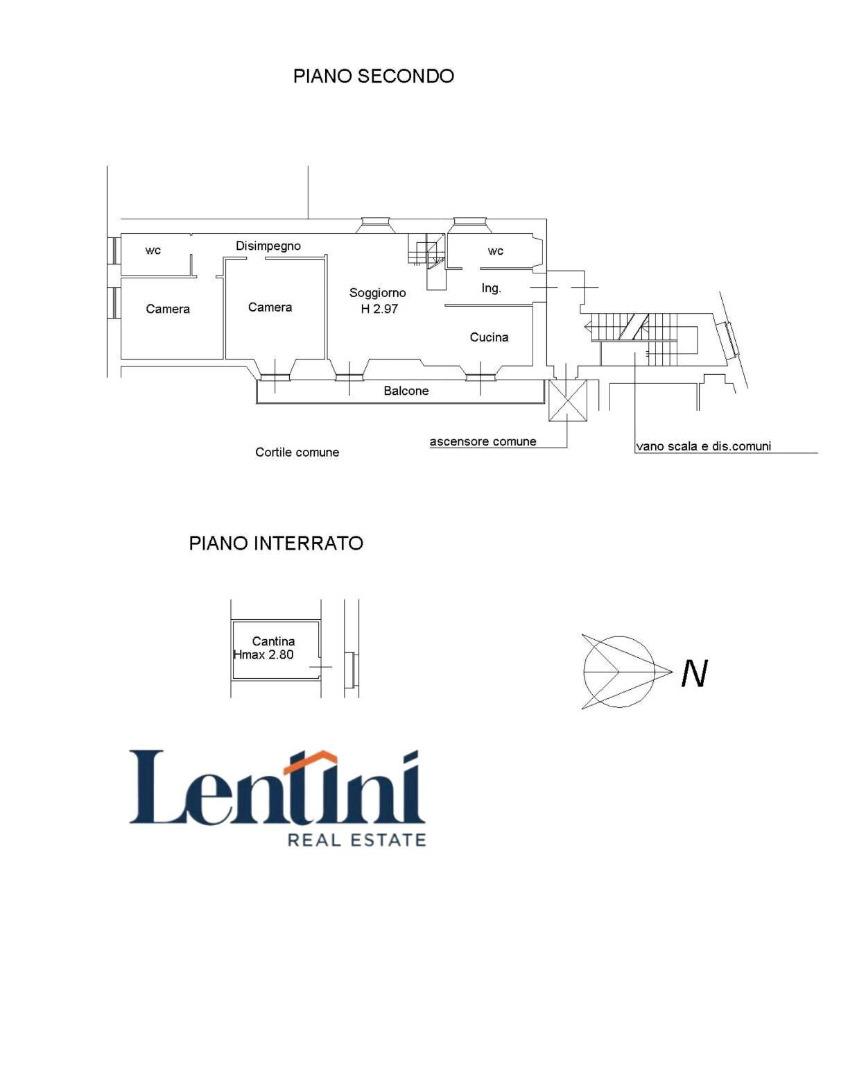 Four-room apartment via Palestro, 6, Casale Monferrato - floor plans 1