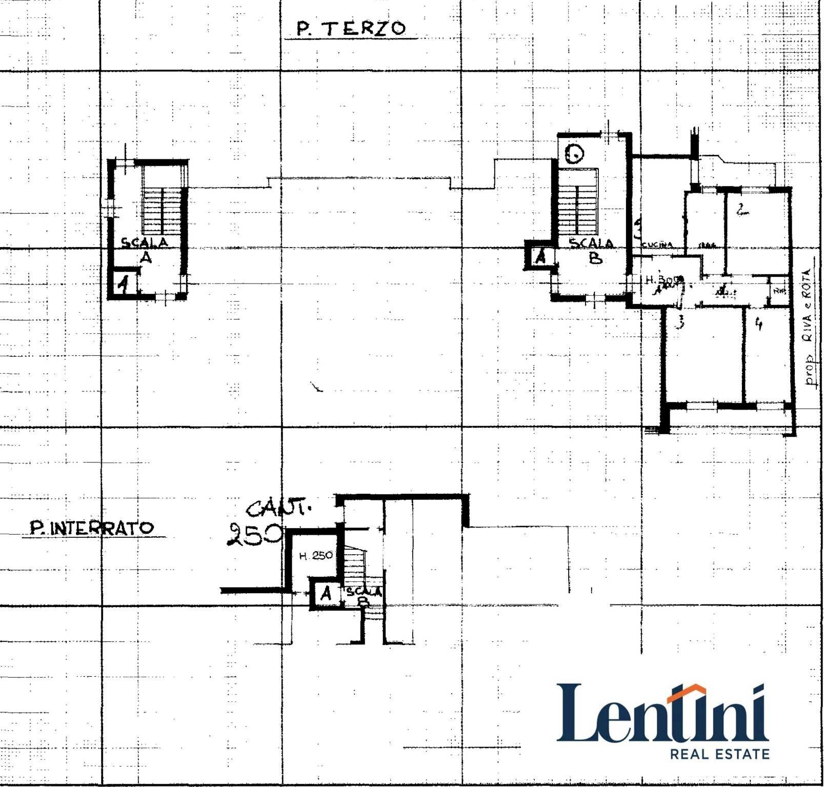 Four-room apartment via Filippo Mellana, 4, Casale Monferrato - floor plans 1