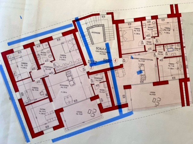 Appartamento Parma - planimetria 1