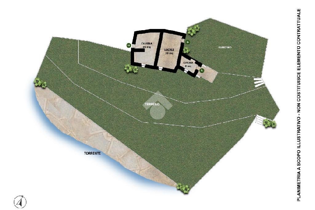 Rustic Località Pralappia, Bobbio Pellice - floor plans 1