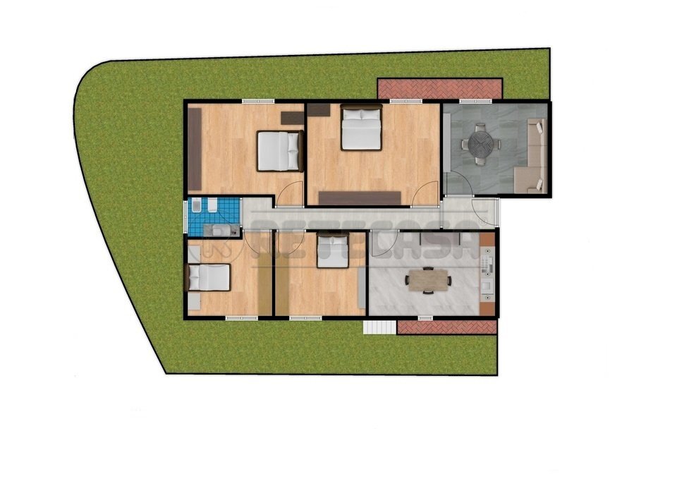 PROGETTO GRAFICO VIA MANGANARIO.jpg - Appartamento Via Antonio Manganario 35, Salerno - foto 1