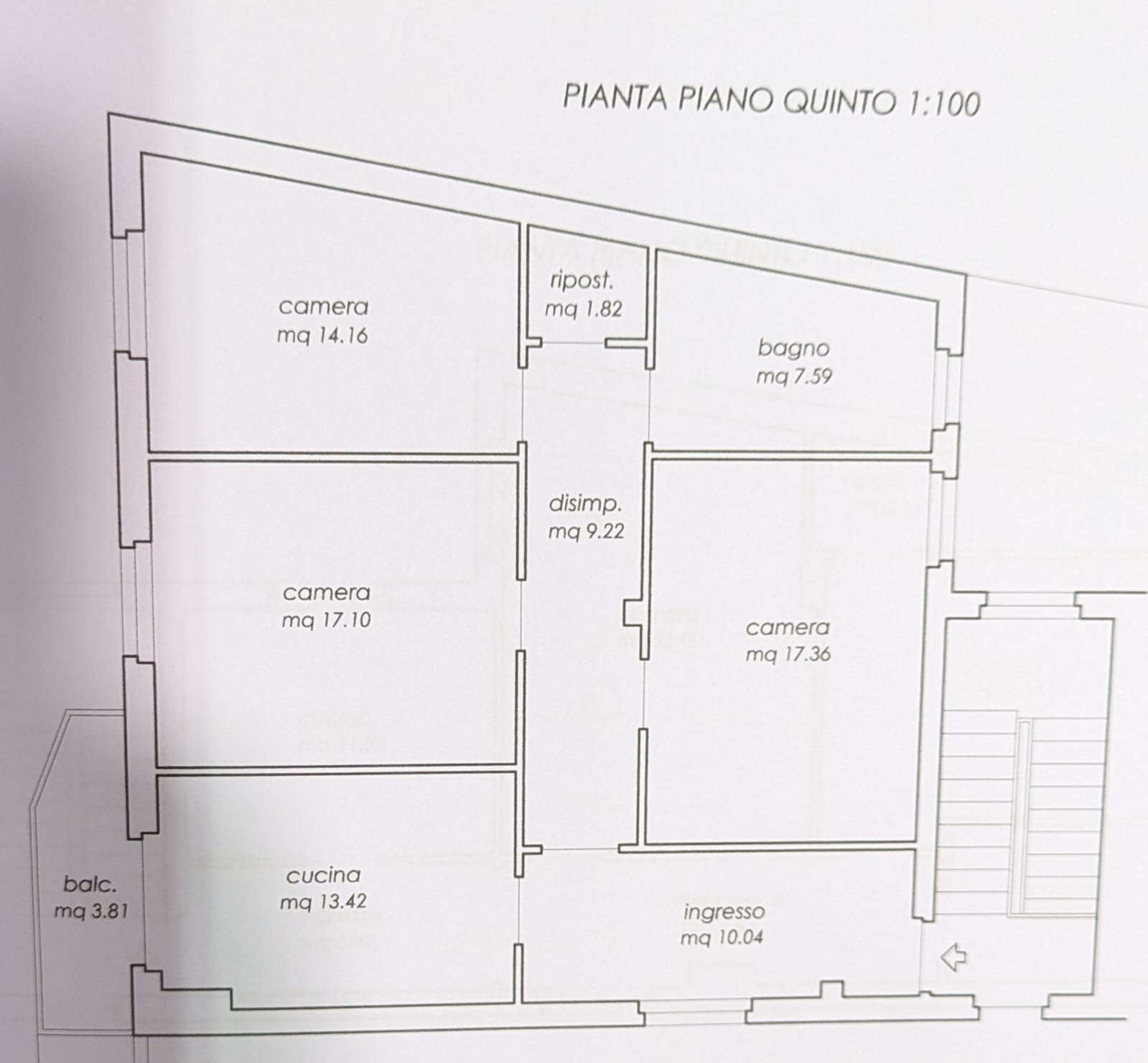 Appartamento Via Dante Alighieri, 22, Isernia - planimetria 1