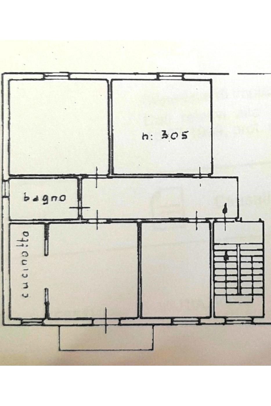 Four-room apartment via della Pace, Montelupo Fiorentino - floor plans 1