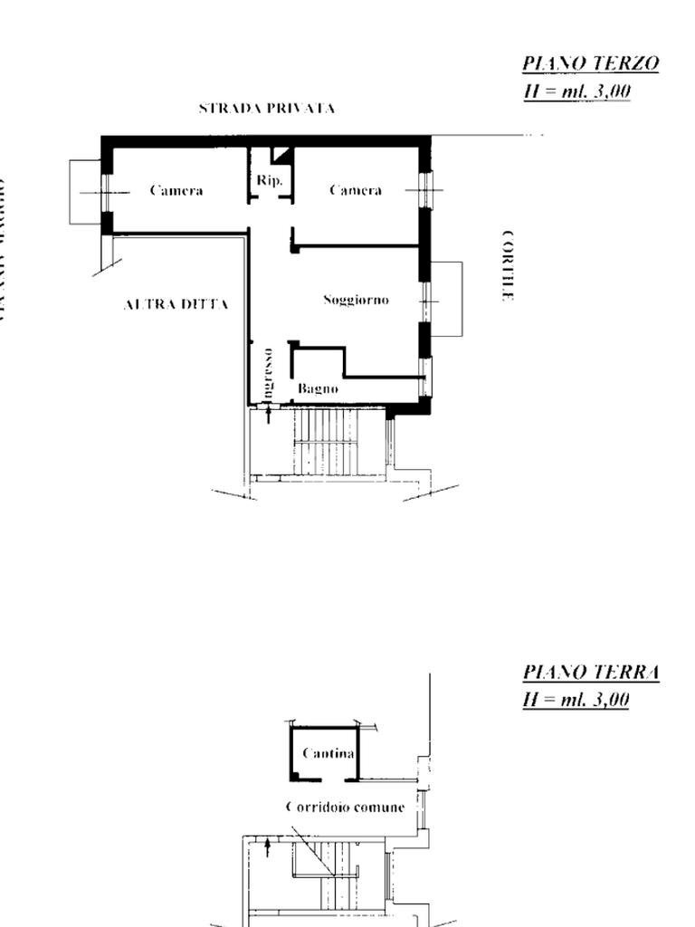 Three-room apartment Via XXIV Maggio, Volvera - floor plans 1