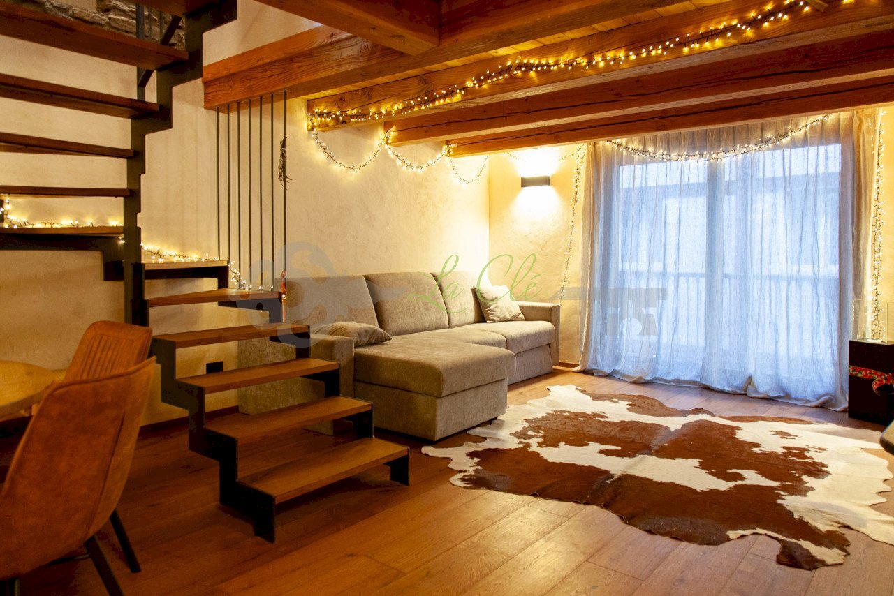 AFFIITTO COURMAYEUR: zona giorno - Quadrilocale Via Roma 47, Courmayeur - foto 3