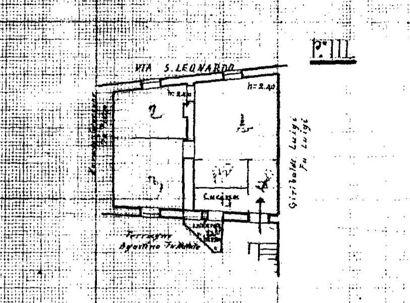 planimetria - Quadrilocale Via San Leonardo, Imperia - planimetria 1