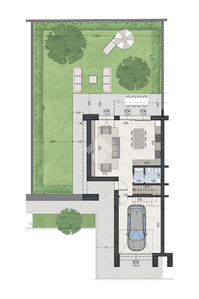 Porzione di casa Via C. Rebucci, Carpi - planimetria 1