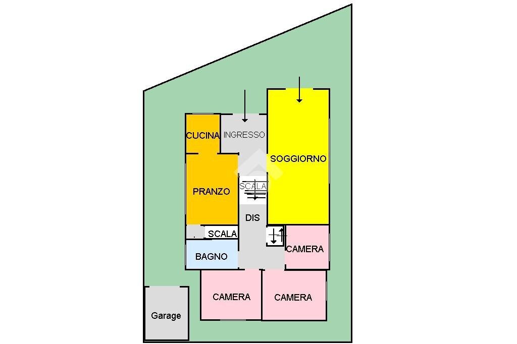 Villa Via Idris Ricci, Copparo - planimetria 1