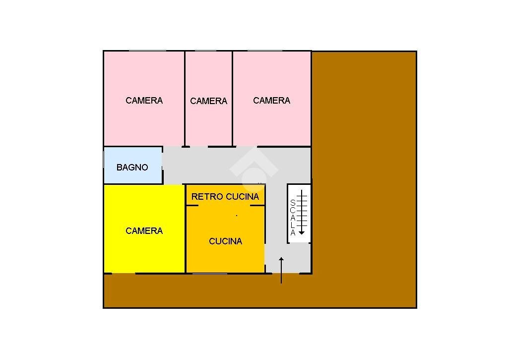 Independent house Via Ponte Rigo, Ferrara (neighborhood Albarea) - floor plans 1