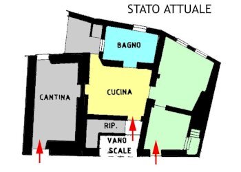 Planimetria - Three-room apartment via Celio, 65, Ceriana - photo 26