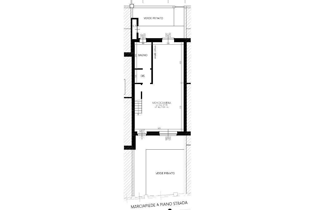 Terraced Villa Via Feliciano Ellena, San Benigno Canavese - floor plans 1