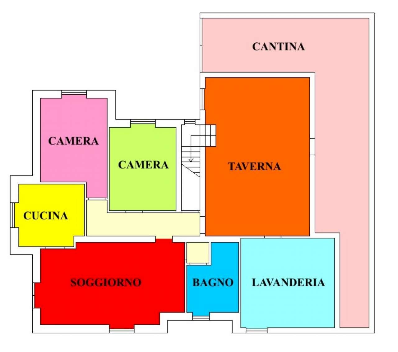 pt - Villa via XXV Aprile, Chignolo Po - planimetria 1