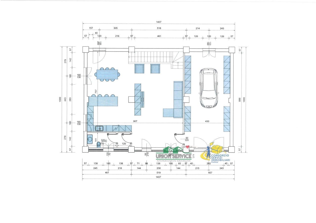 Rustic Via Campagnola 8, Noceto - floor plans 1