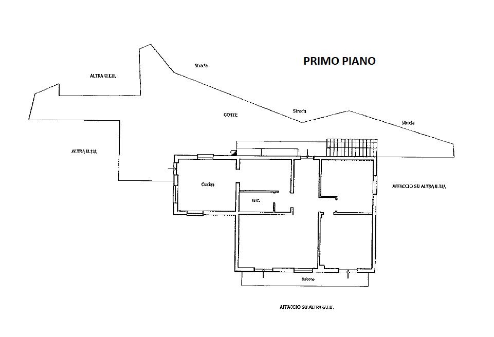 Piantina Appartamento - Independent house Via Pietro Frumento 5, Stella - floor plans 1