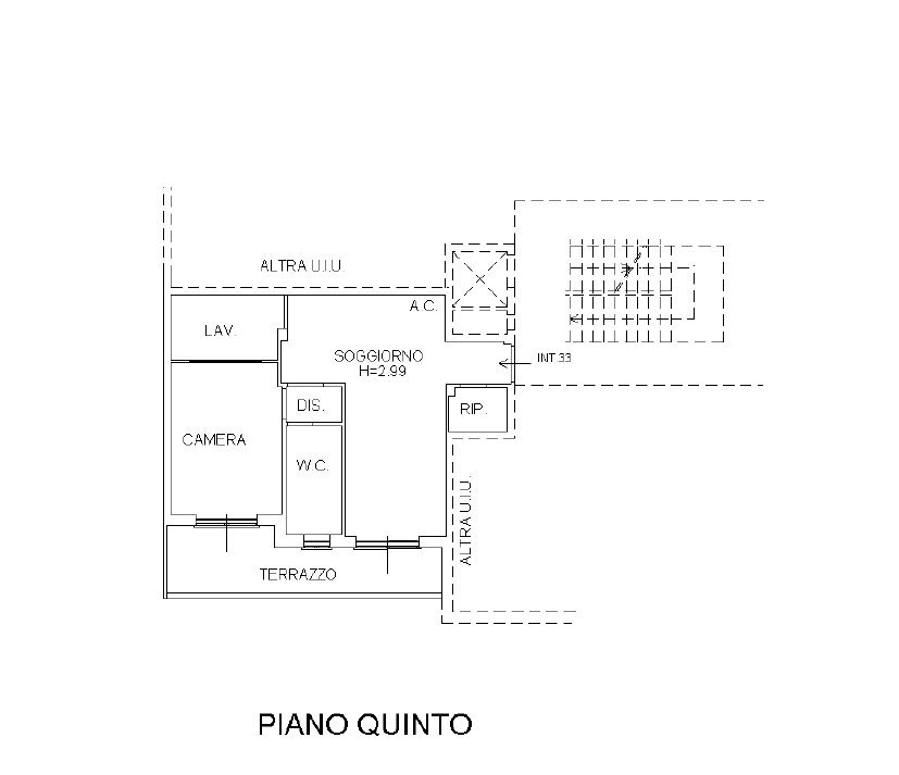 planimetria.png - Trilocale Via Cristoforo Colombo 5, Andora - planimetria 1