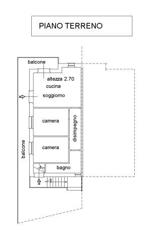 Apartment in Villa Frazione Sant'Anna, Snc, Roccabruna - floor plans 1
