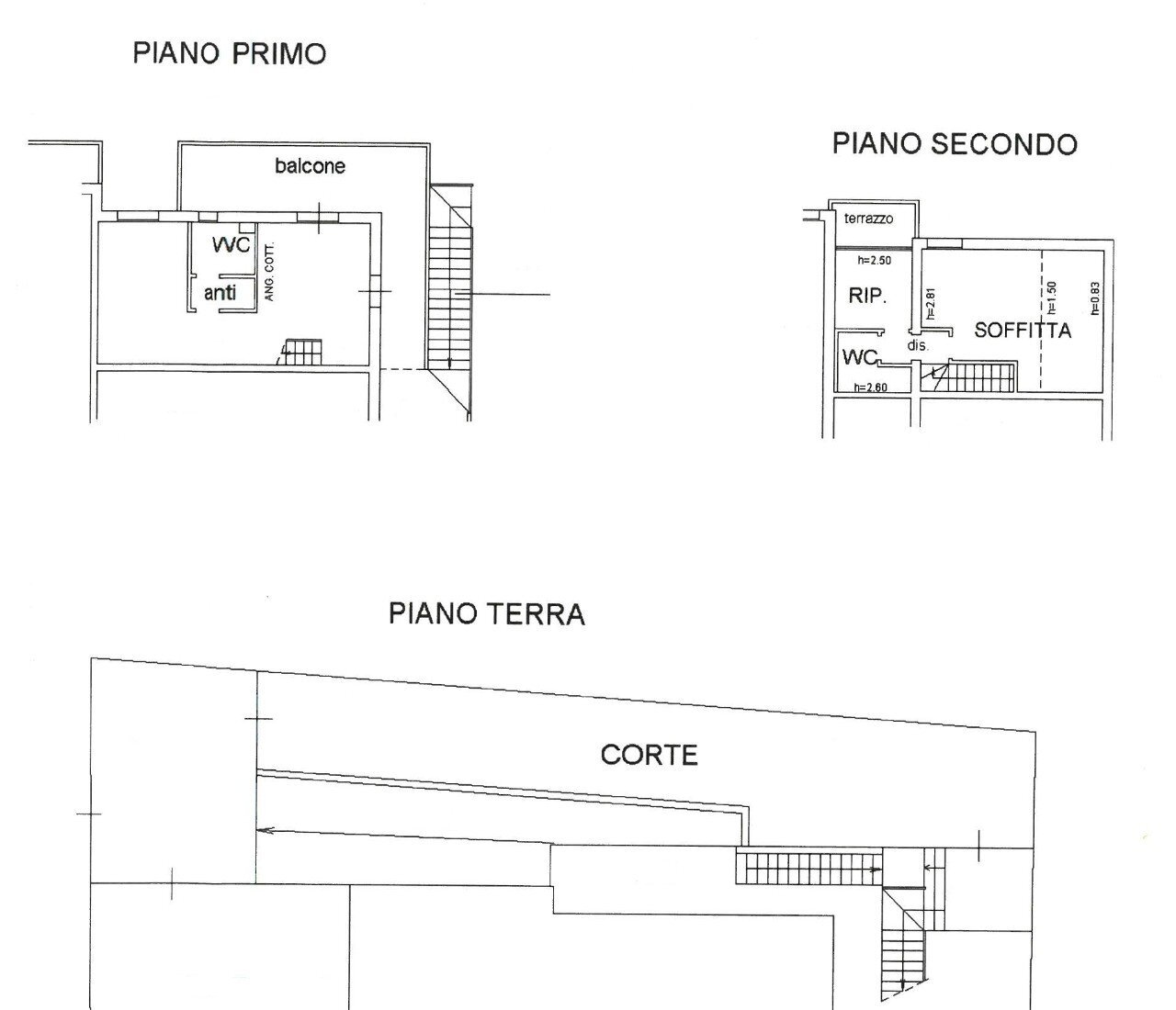 Apartment Cervia - floor plans 1
