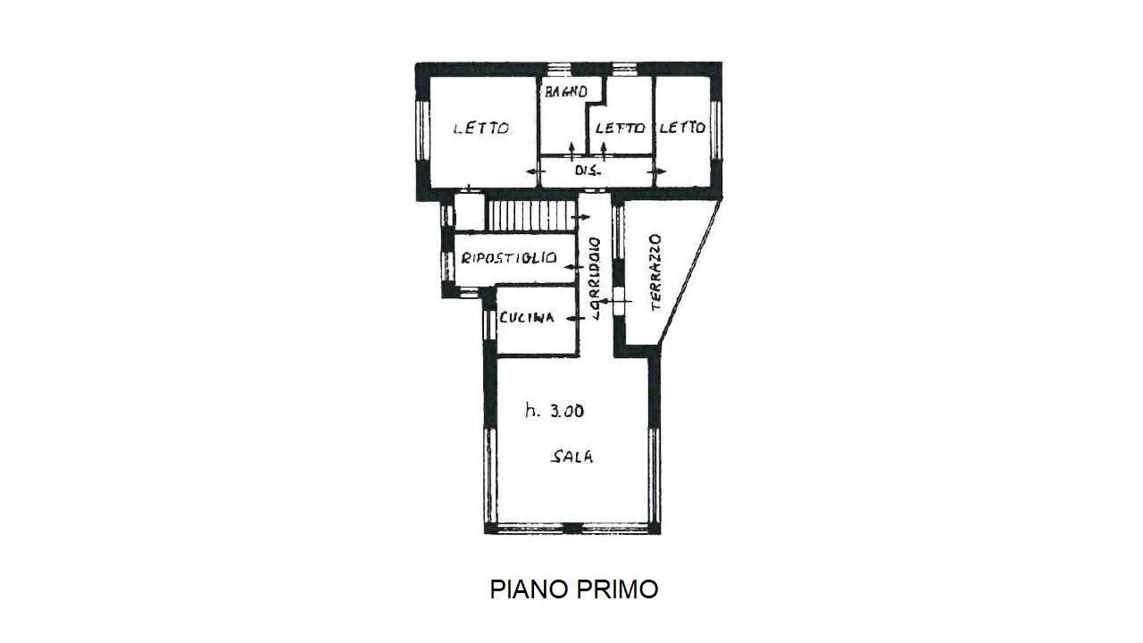 Villa via Torino, 2, Rovasenda - planimetria 1
