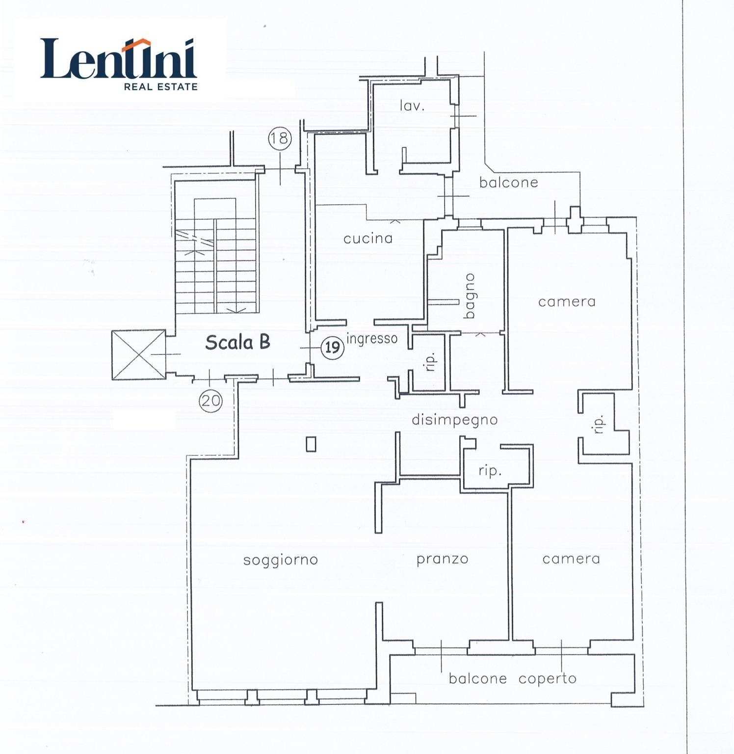 Appartamento via Filippo Mellana, 4, Casale Monferrato - planimetria 1
