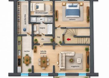 Interno appartamento - Trilocale piazza Bengasi, Bordighera - foto 26