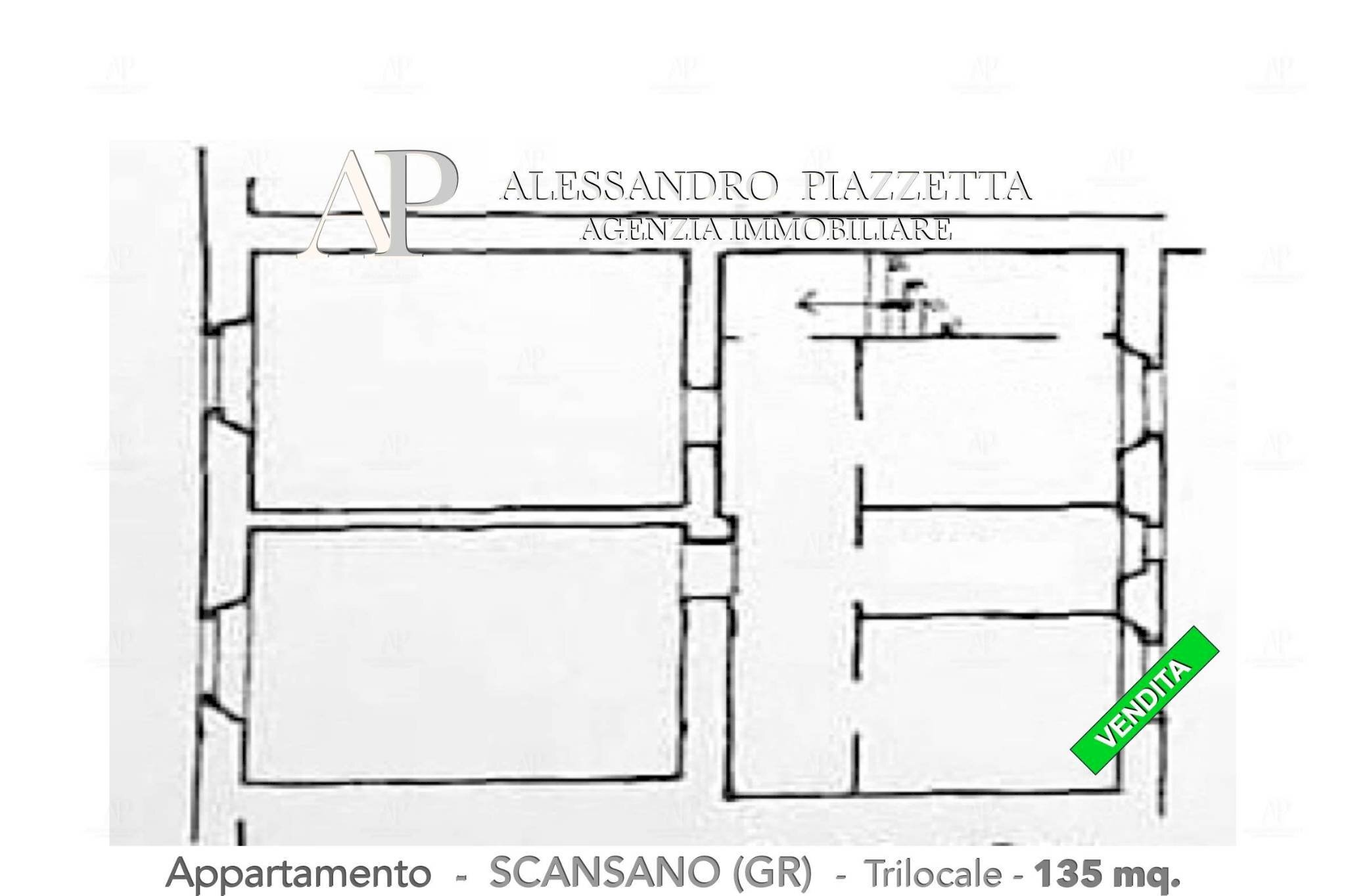 Trilocale Scansano - planimetria 1