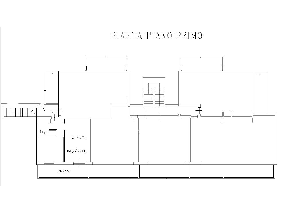 Piantina - Bilocale Via per Pineland 26, Borghetto Santo Spirito - planimetria 1