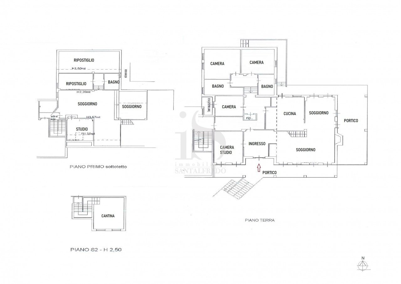 PLANIEMTRIA - Villa VIA CARDUCCI, 9, Correzzana - planimetria 1
