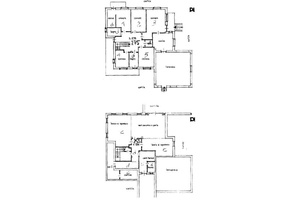 Villa Via san vincenzo, Bibiana - floor plans 1