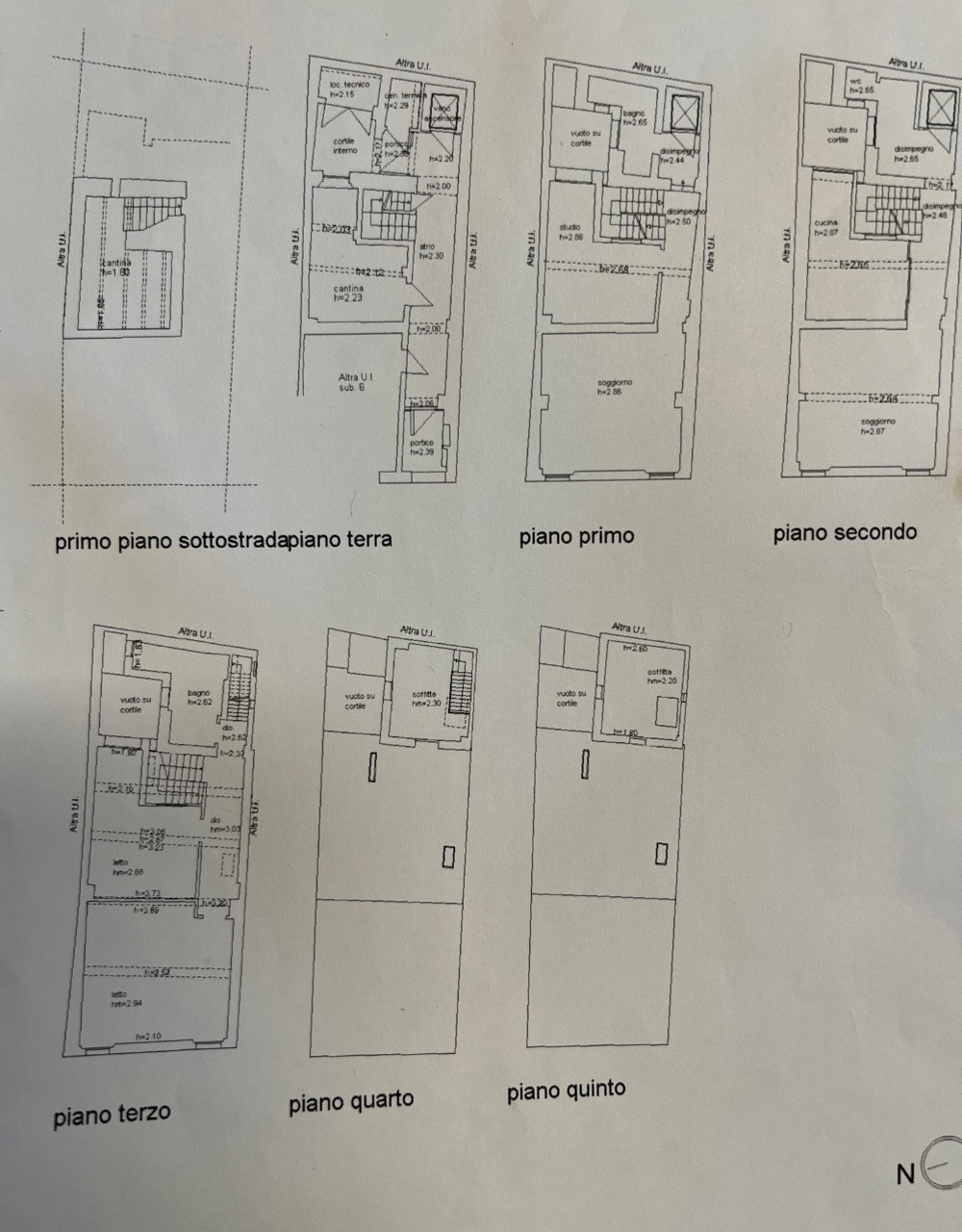 Villa a Schiera Reggio nell'Emilia - planimetria 1