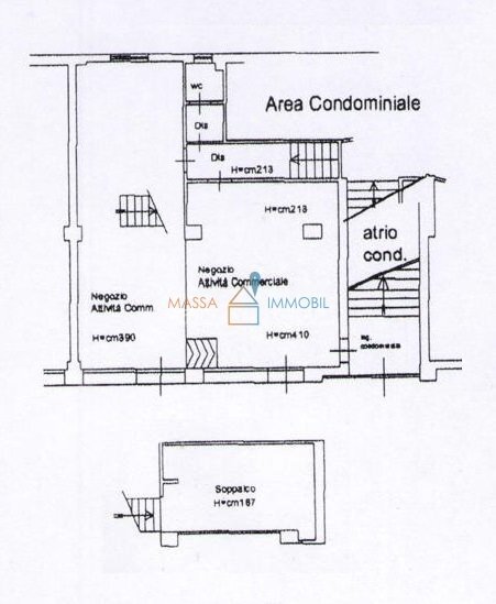 Planimetria.jpg - Commercial Premises Viale Stazione 15, Massa - floor plans 1