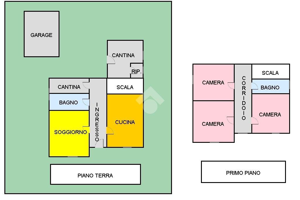 Villa Via bellini, Cadelbosco di Sopra - planimetria 1
