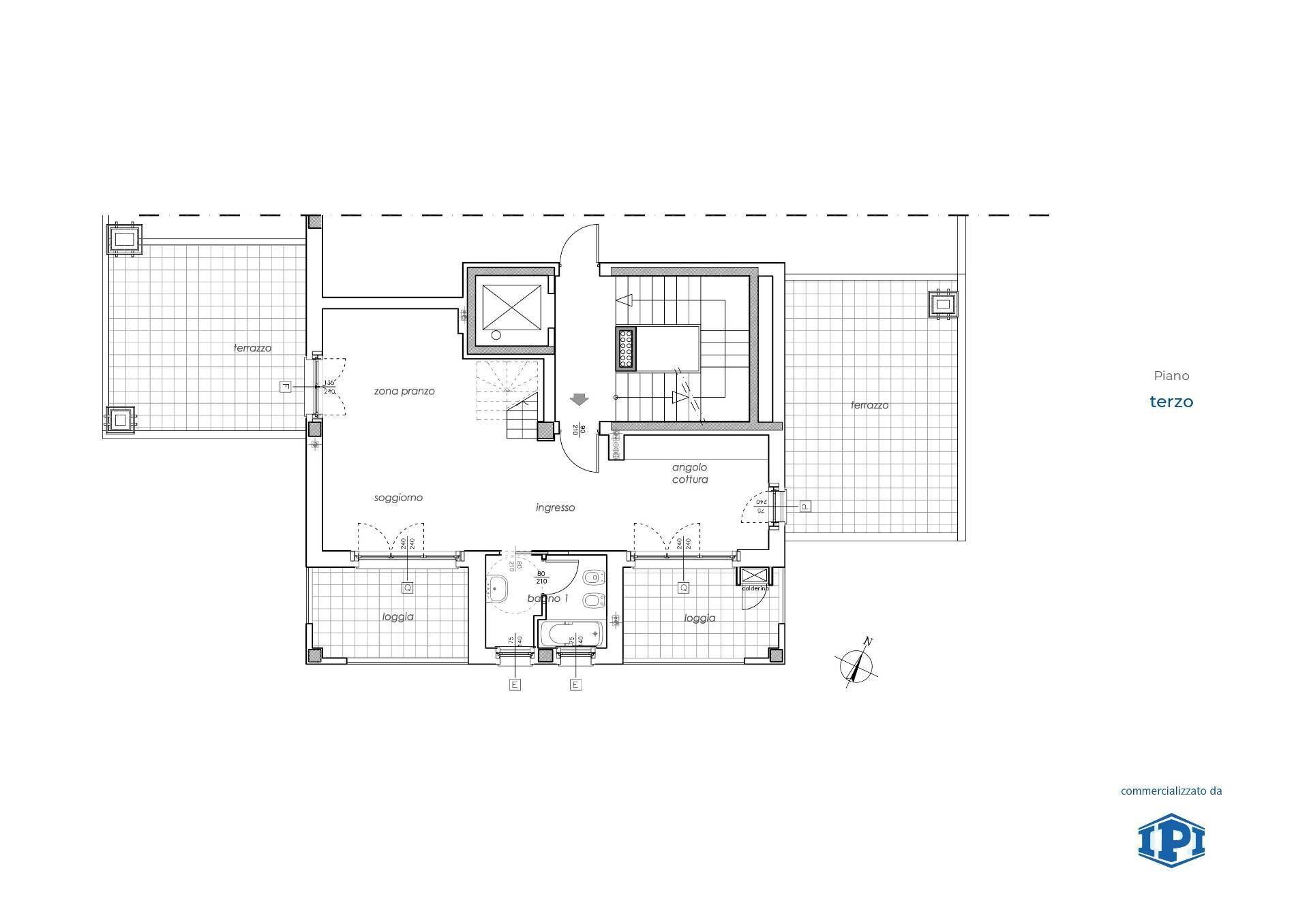Appartamento Via Luigi Cibrario, Genova (zona Sestri Ponente) - planimetria 1