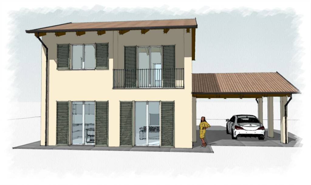 Planimetria - Villa via Castagnito, Vezza d'Alba - foto 1