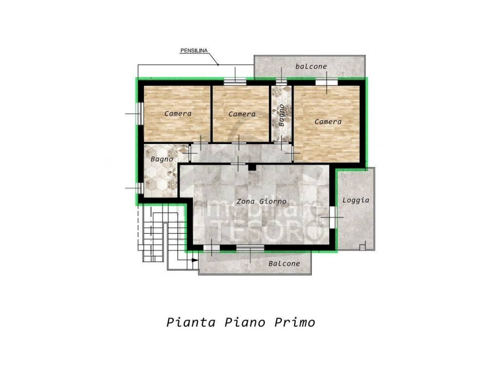 Planimetria Abitazione - Quadrilocale via Tomba, Santarcangelo di Romagna - foto 3