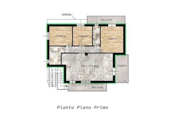 Planimetria Abitazione - Quadrilocale via Tomba, Santarcangelo di Romagna - foto 3