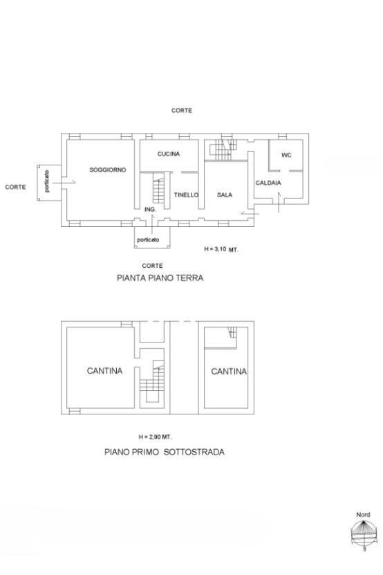 Rustico strada Vicinale San Sisto, Tortona - planimetria 1